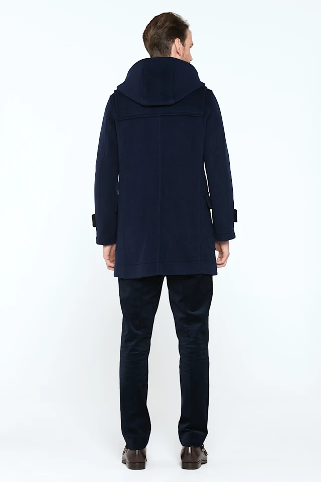 London Tradition M5 Duffle Coat French Navy Back