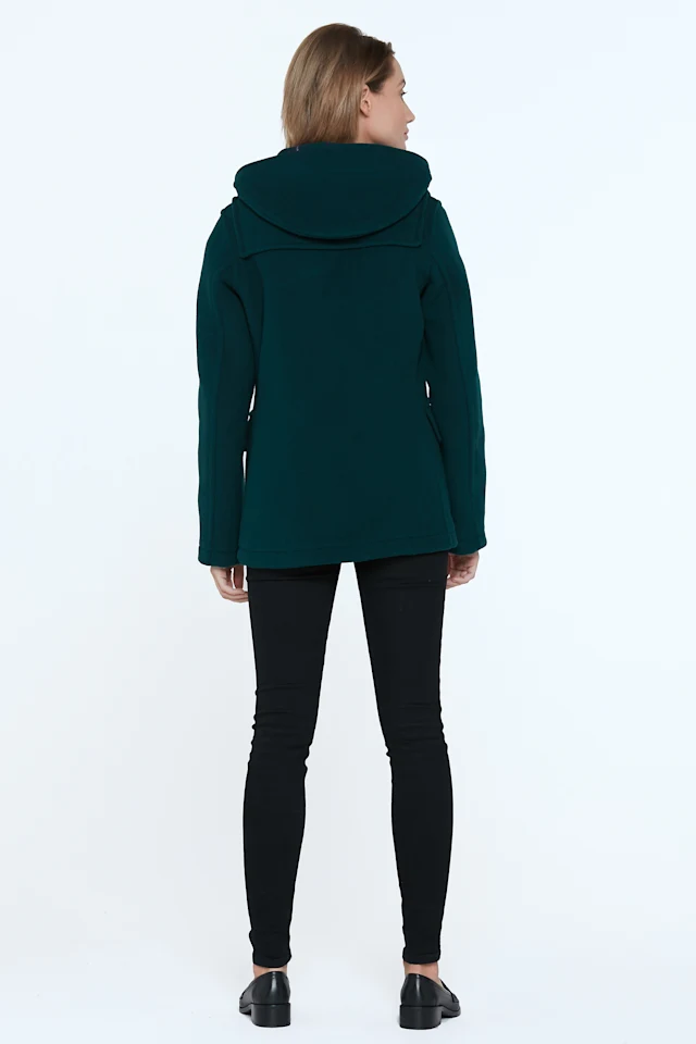 Martina-British-Racing-Green-Ladies-Duffle-Coat-B-London-Tradition