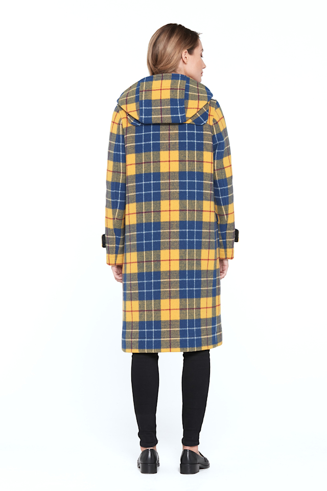 London Tradition M11 Ladies Duffle Coat Yellow OC Back