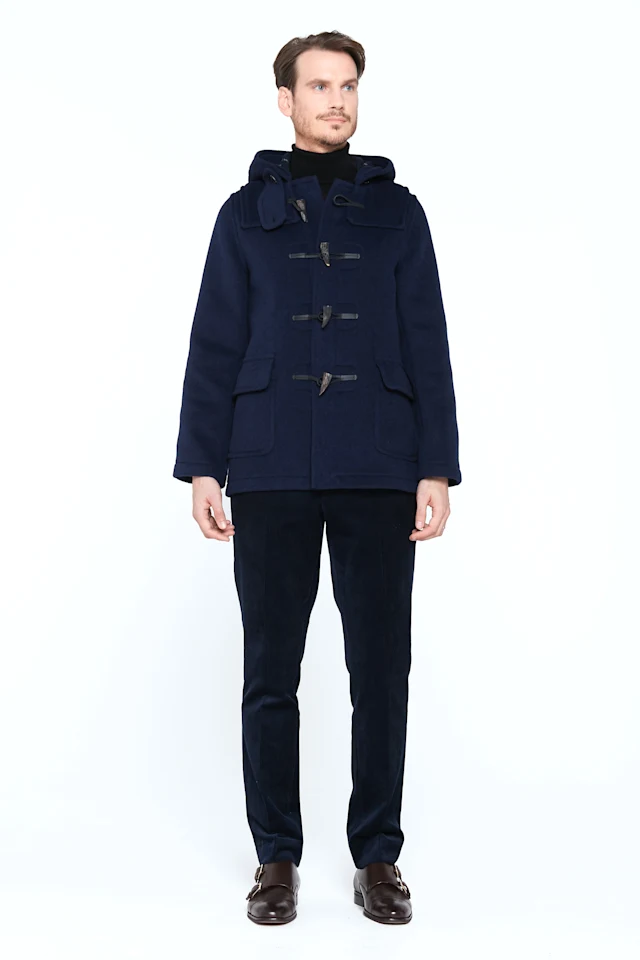 Martin SLM Men's Duffle Coat French Navy 01