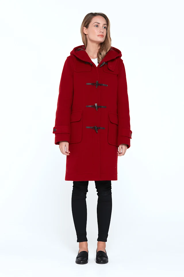 Cherry Erica London Tradition Ladies Duffle Coat
