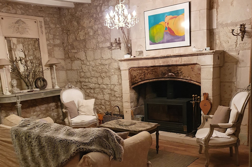 La Maison de la Plaine living room