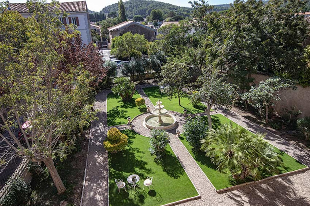 View from château window