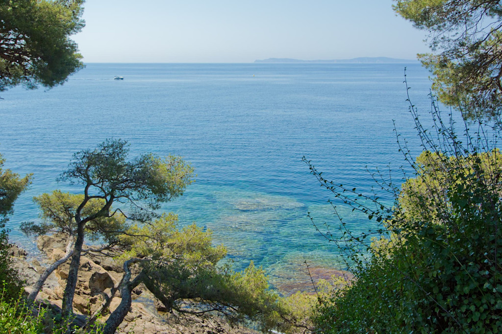 Vue sur la mer Méditerranée