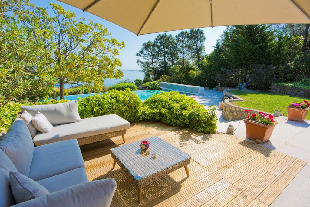 Terrace and private pool