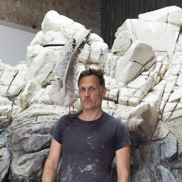 The Rock Boat by French artist Julien Berthier