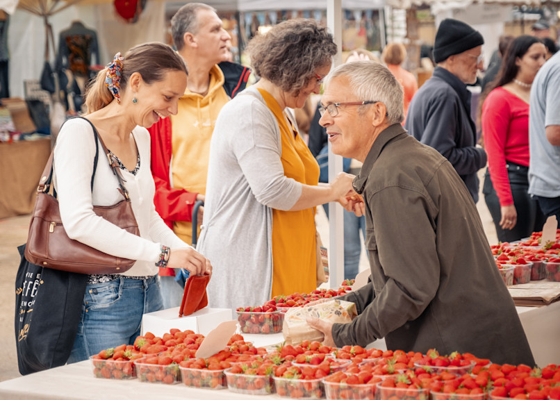 Dordogne strawberries
