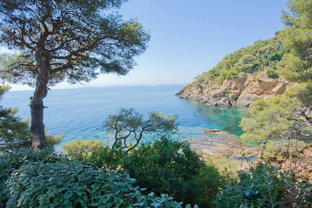 Vue sur la mer Méditerranée