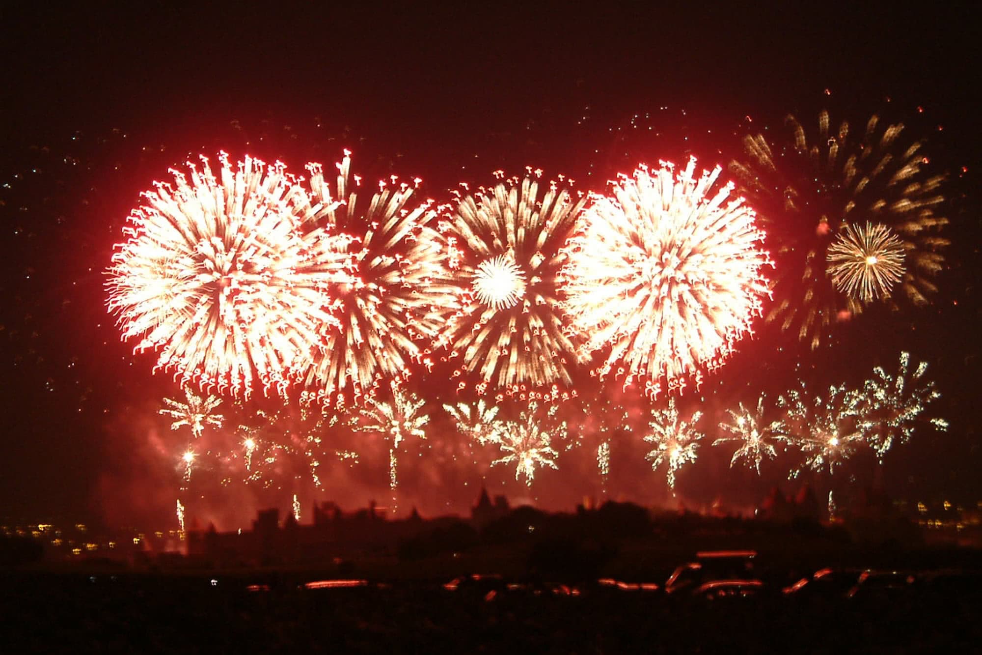 Bastille Day Fireworks Carcassonne