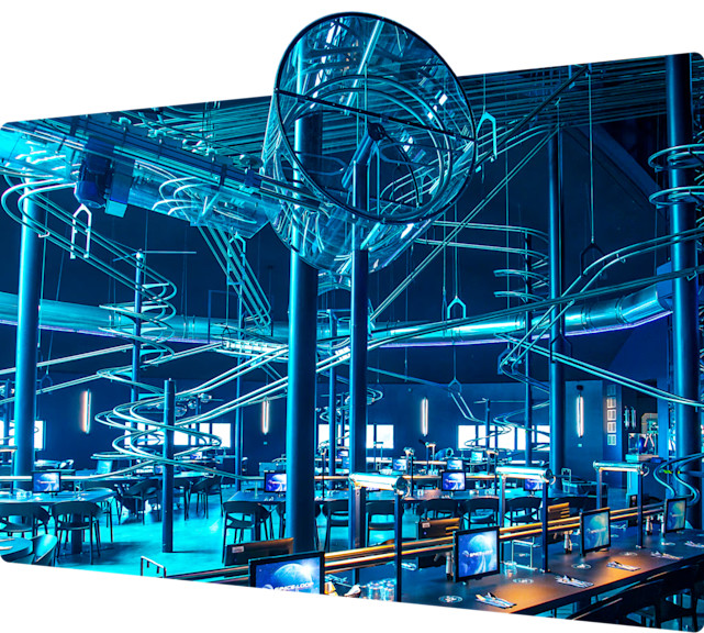Futuroscope Xperiences space loop restaurant