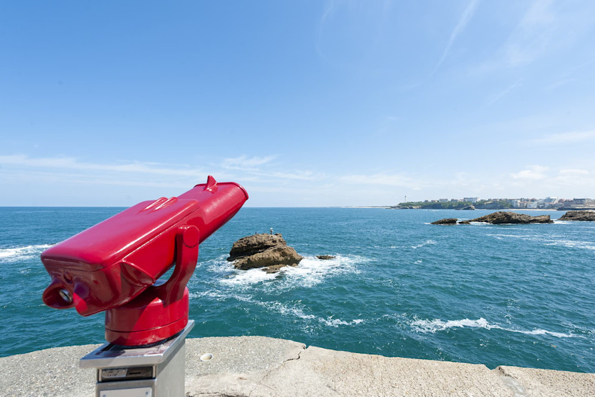 Sea view in Biarritz