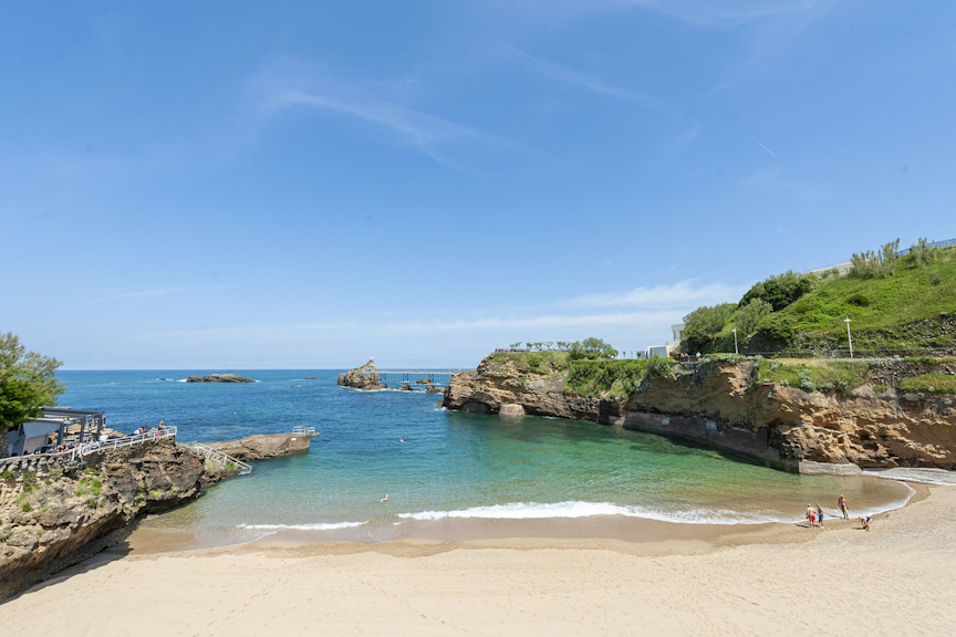 Plage du Port Vieux in Biarritz