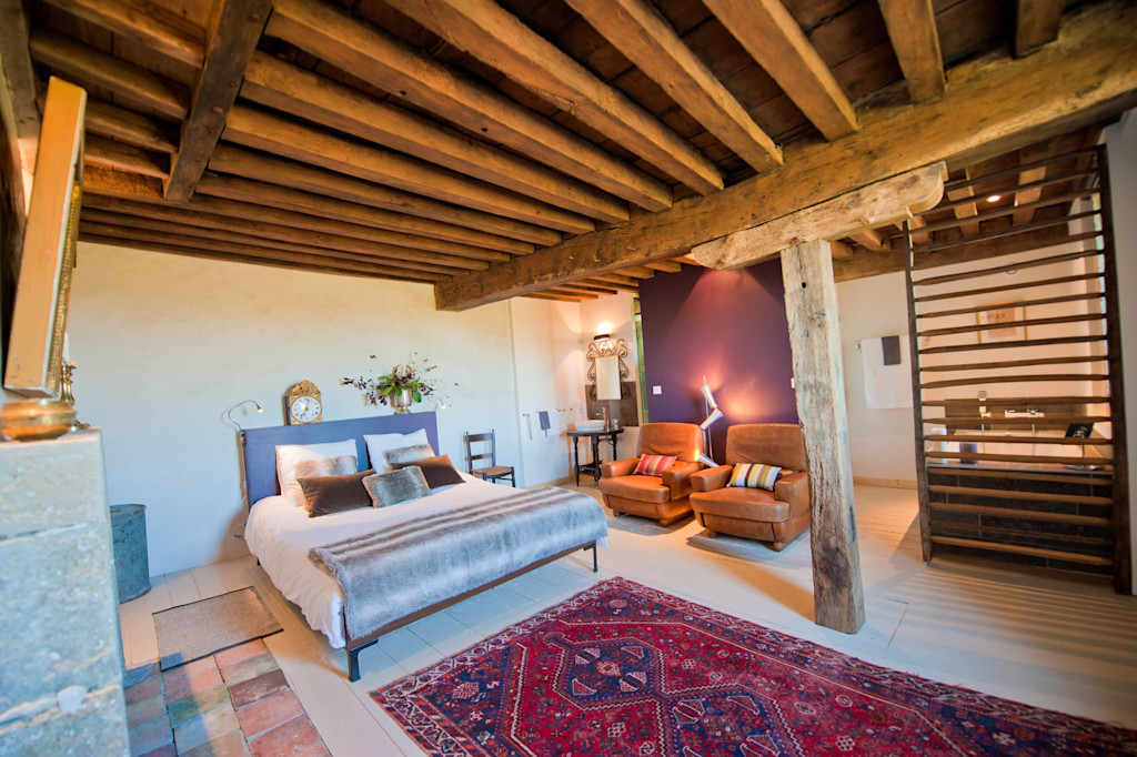 Chambre dans une maison de vacances dans le sud-ouest de la France