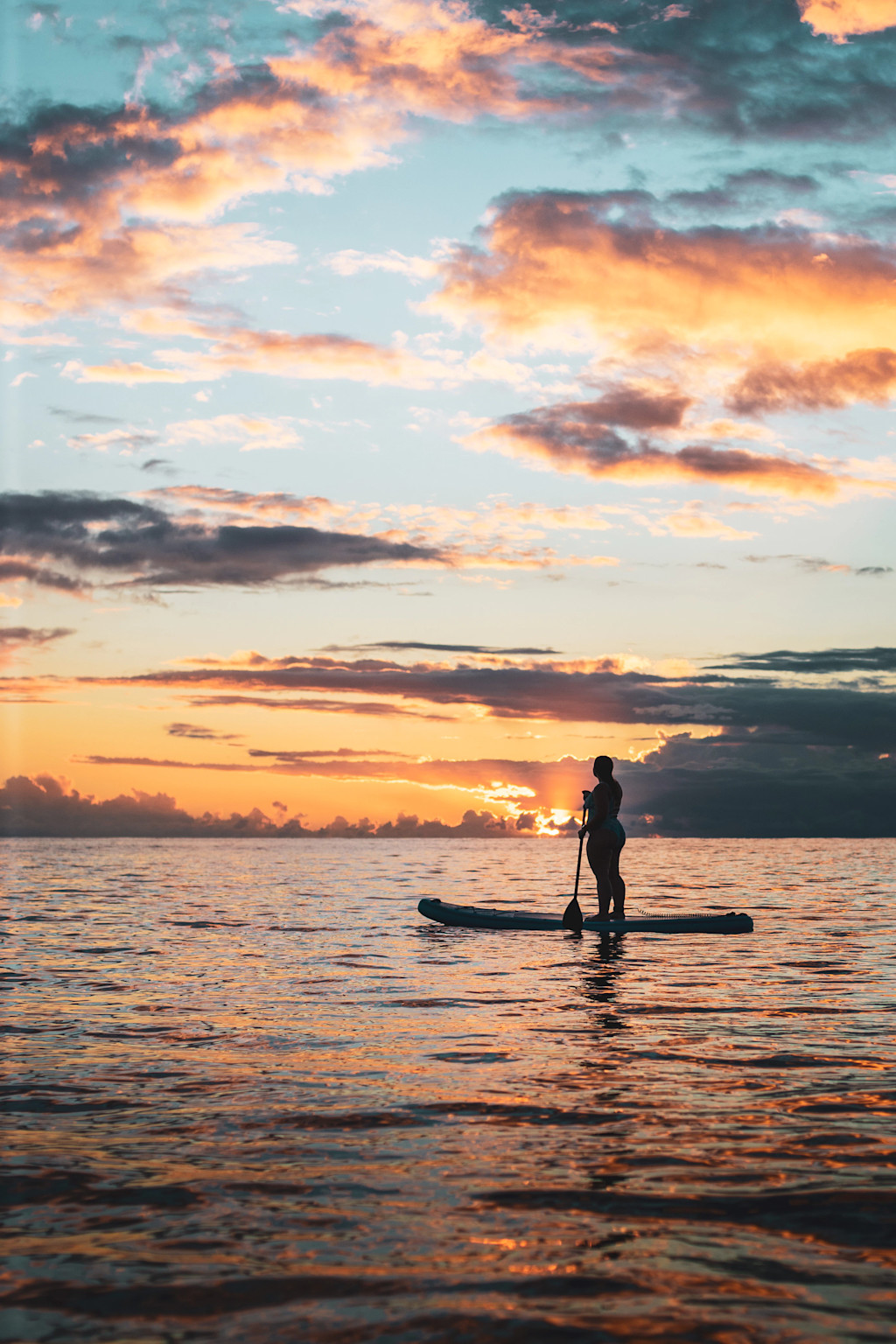 Paddle boarding
