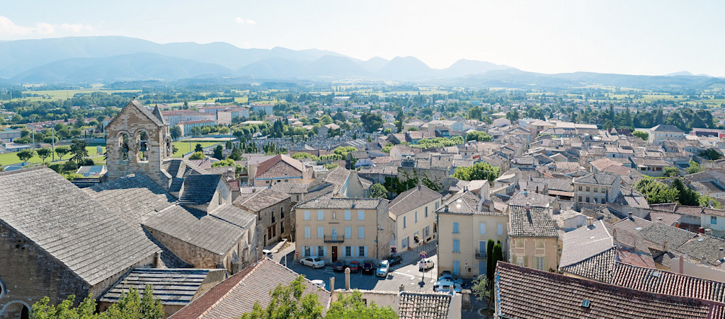 Valréas panoramic view