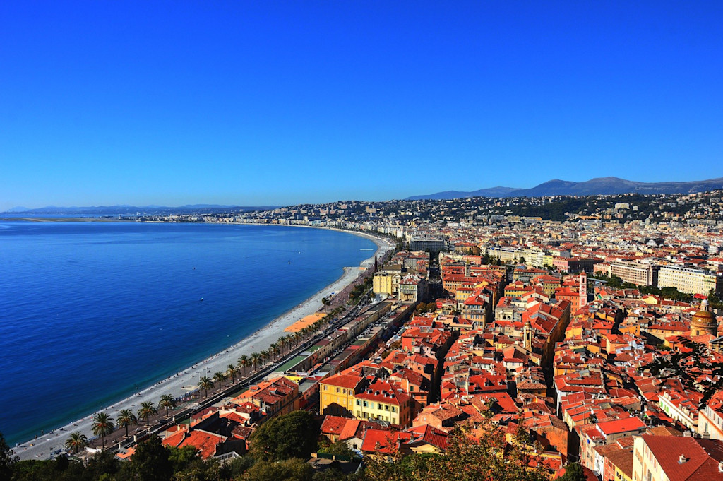 Promenade des Anglais sur la Côte d'Azur