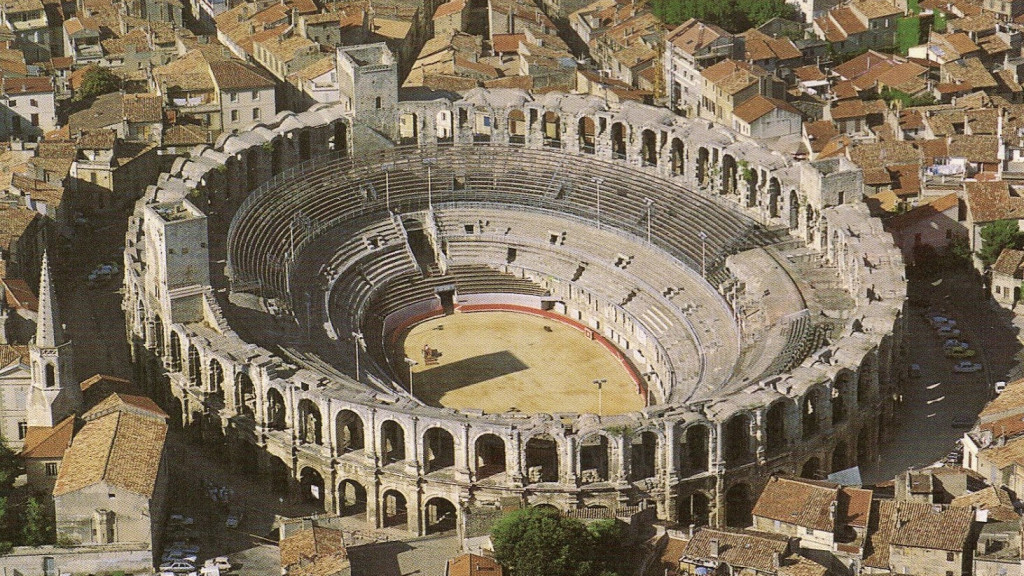 Arles Amphitheatre, Roman architecture, south of France