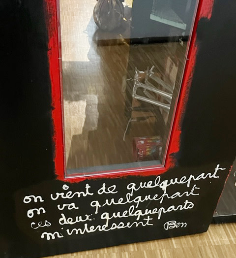 Ben's store at the Center Pompidou