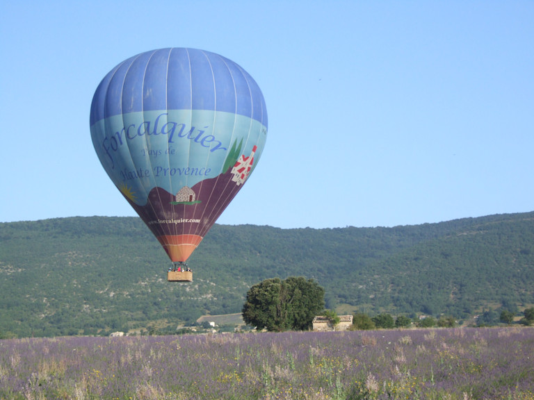 Hot air balloon flight in Provence