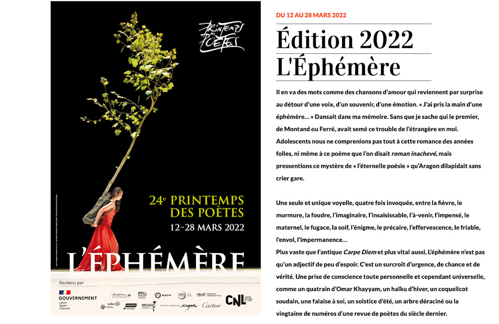 Printemps des poètes