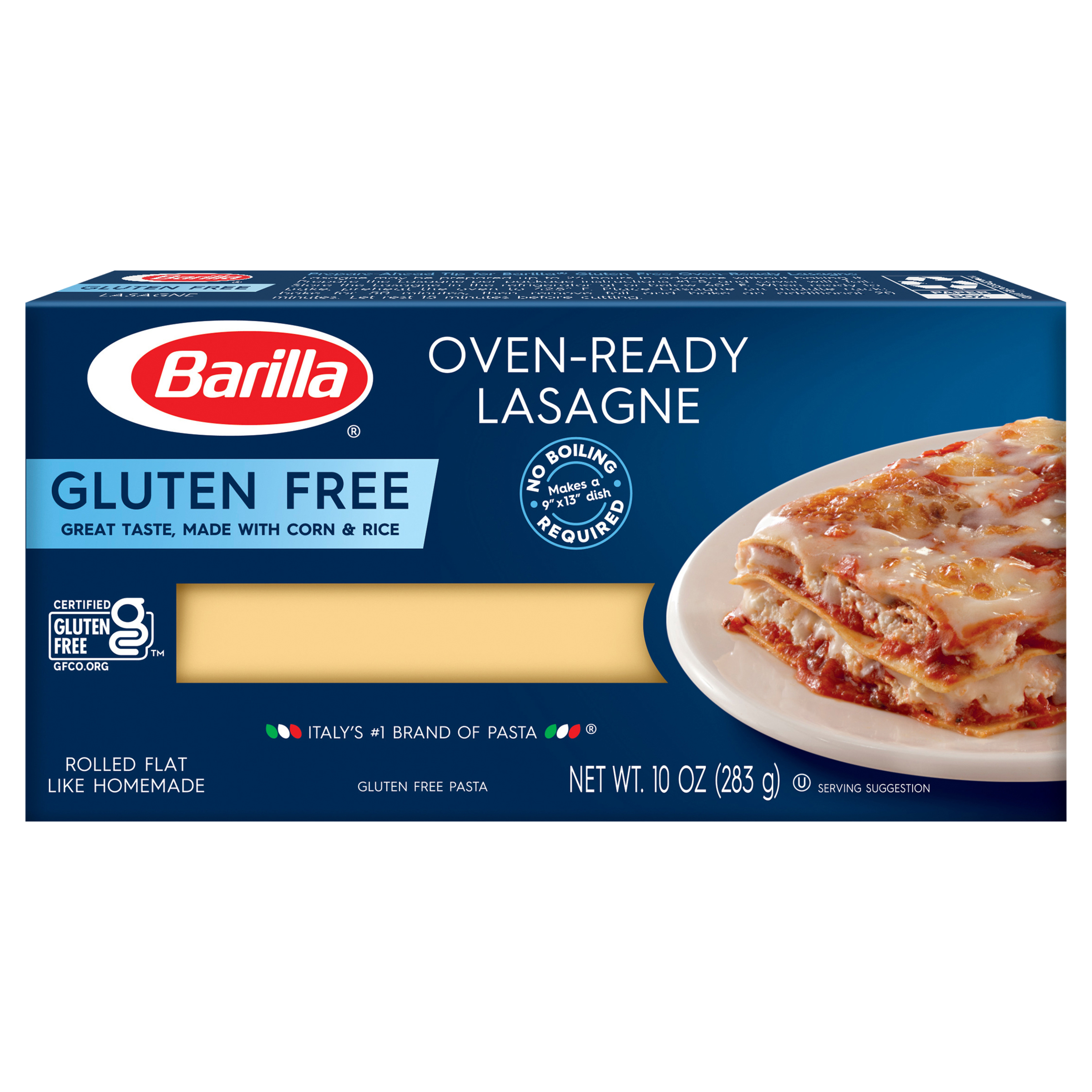 Gluten Free OvenReady Lasagne Noodles Barilla