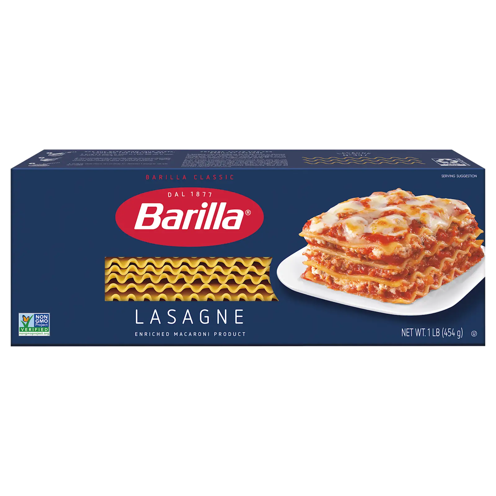 Barilla Lasagne Wavy Lasagna Noodles