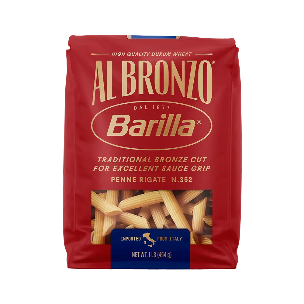 Barilla Al Bronzo Penne Rigate pasta 2025 Relaunch