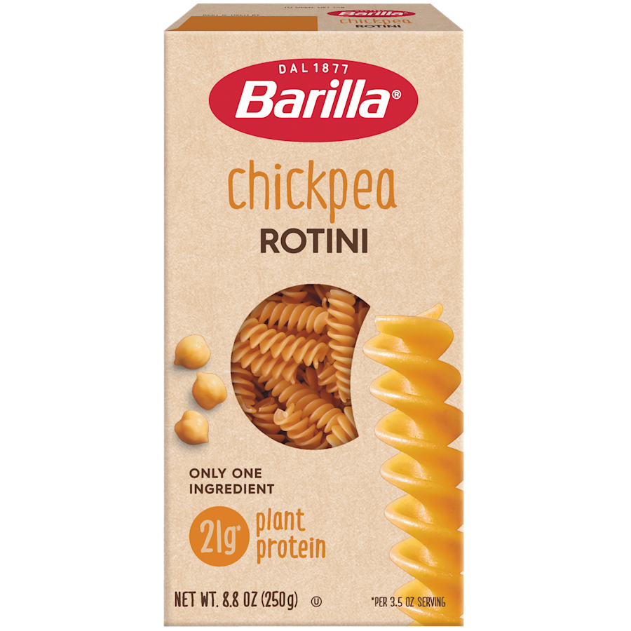 Chickpea Rotini Pasta Primavera Recipe | Barilla