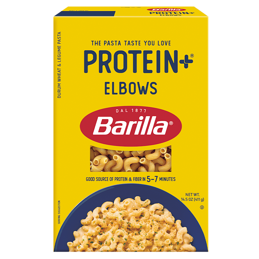 Barilla® Protein+® Elbows 2025 Product Packaging