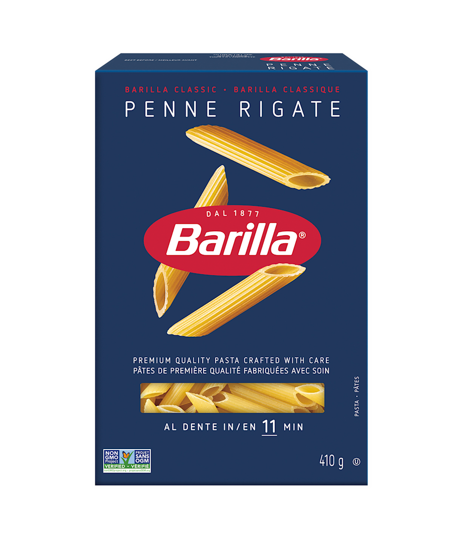 Barilla Penne Rigate Pasta - Packshot - fr-ca