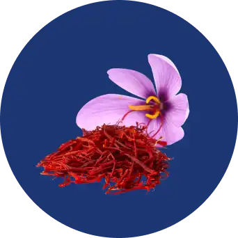 A picture of the purple saffron flower used as an egg substitute.