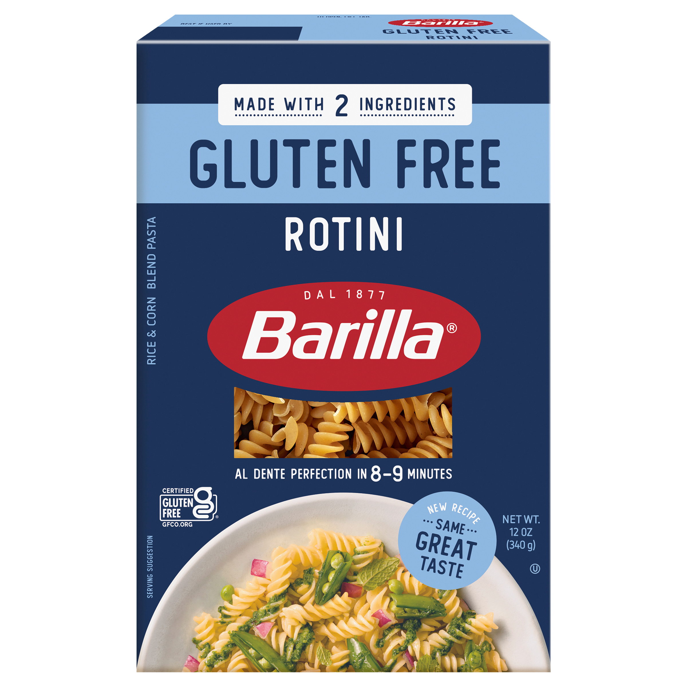 Barilla® Gluten Free Rotini Product Package