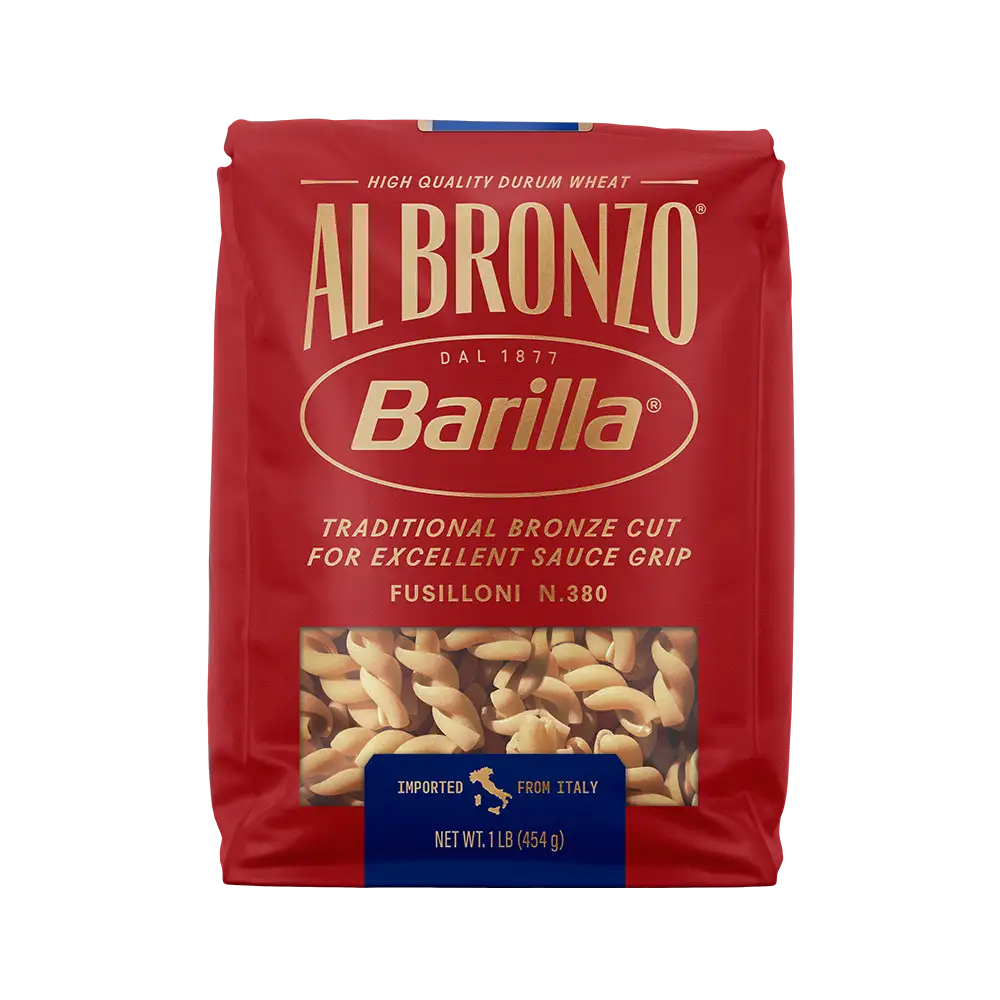 Barilla Al Bronzo Fusilloni pasta 2025 Relaunch