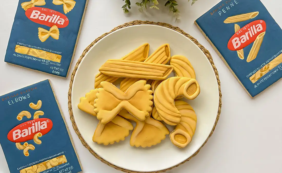 Barilla® Pasta-Shaped Almond Amaretto Sugar Cookies