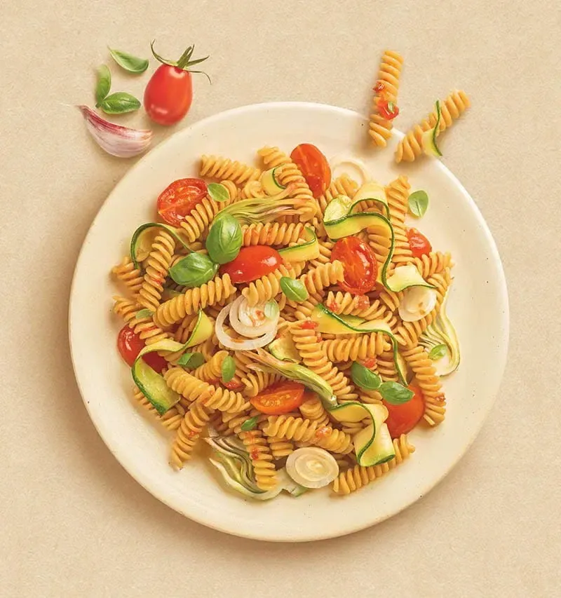 Chickpea Rotini with Zucchini & Artichokes | Barilla