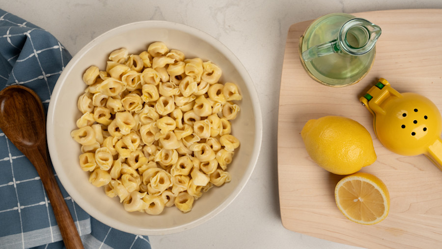 Barilla® Tortellini Pasta Salad with Tomato, Basil & Lemon Recipe Step 2