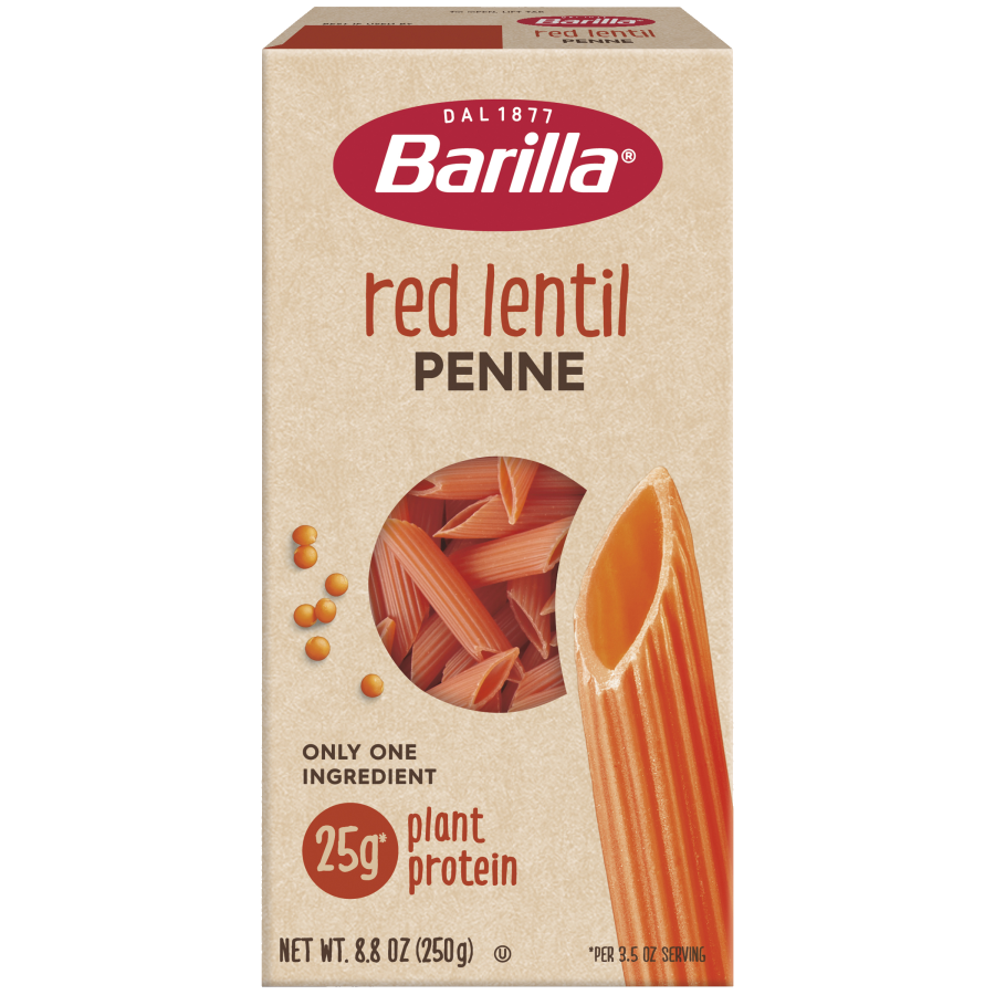 Baked Red Lentil Penne Pasta with Chicken Recipe | Barilla