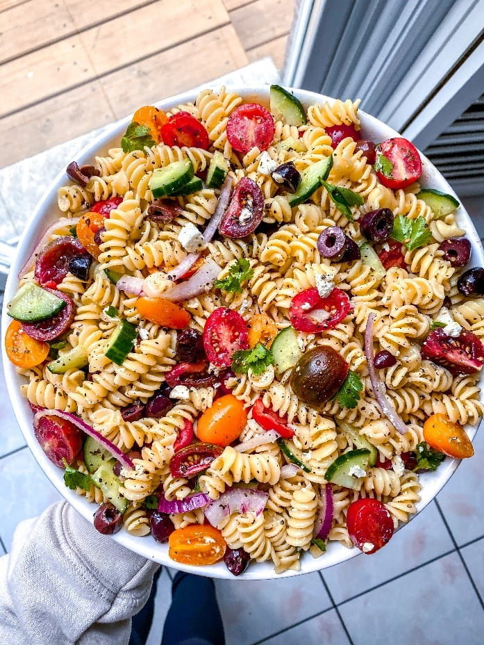 Simple Greek Rotini Pasta Salad Recipe | Barilla Canada | Barilla