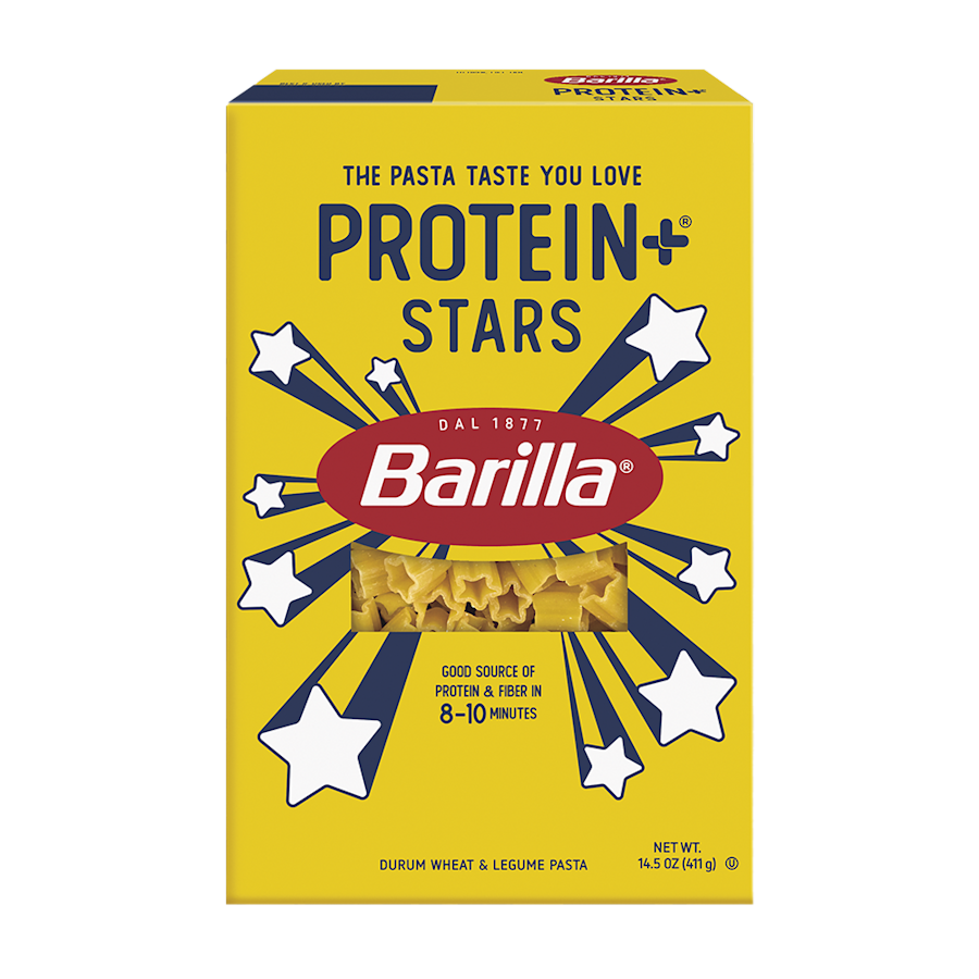 Barilla Protein+® Stars pasta, kids pasta shape