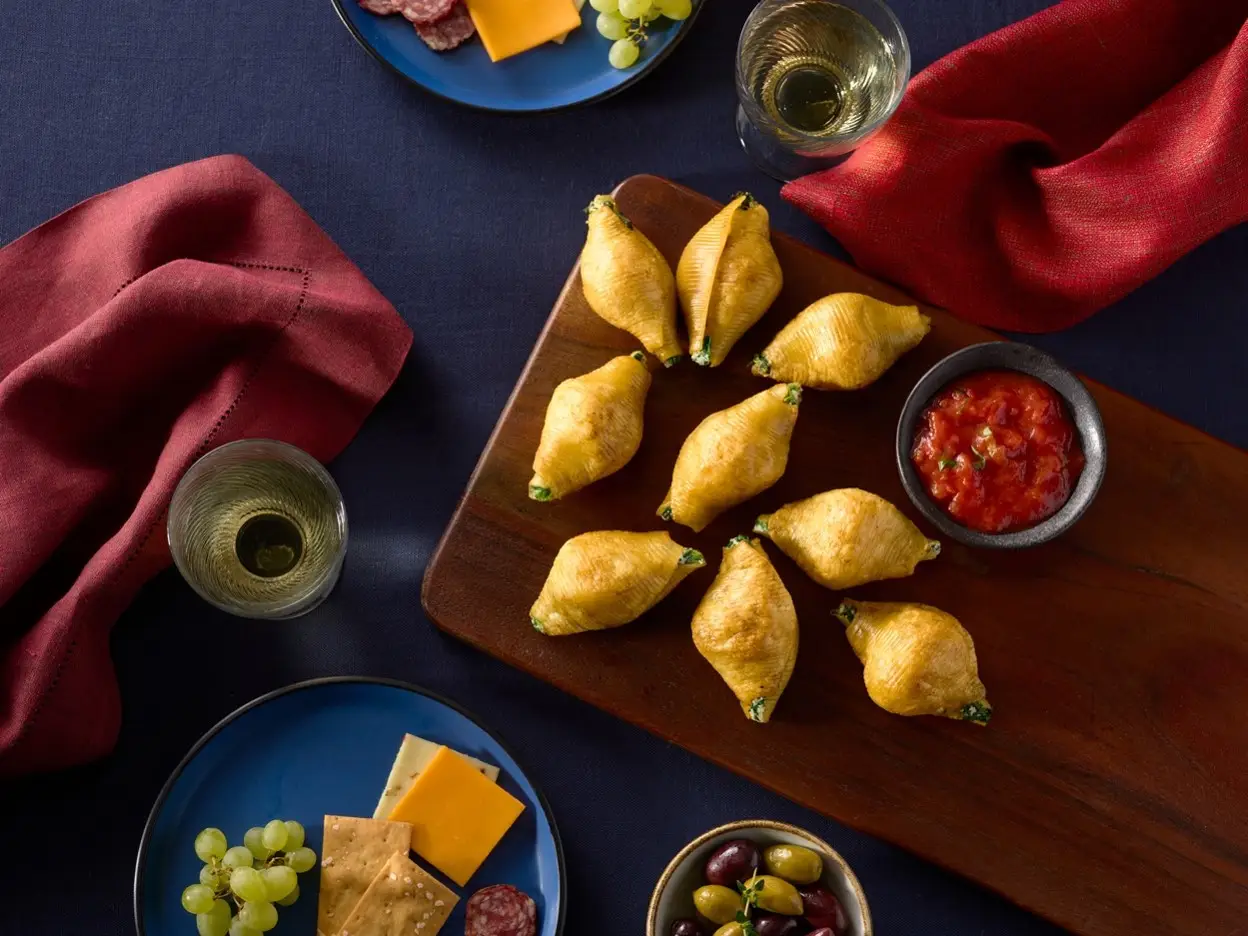 Chef Lorenzo's Holiday Air Fryer Stuffed Shells Recipe With Ravioli Filling