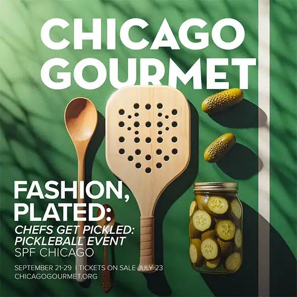 Chicago Gourmet Event, Chef's Get Pickled Event Poster with Barilla