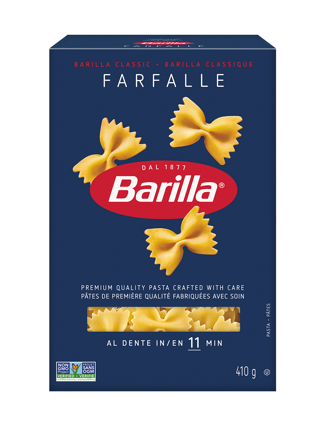 Barilla Farfalle Pasta - Packshot - en-ca
