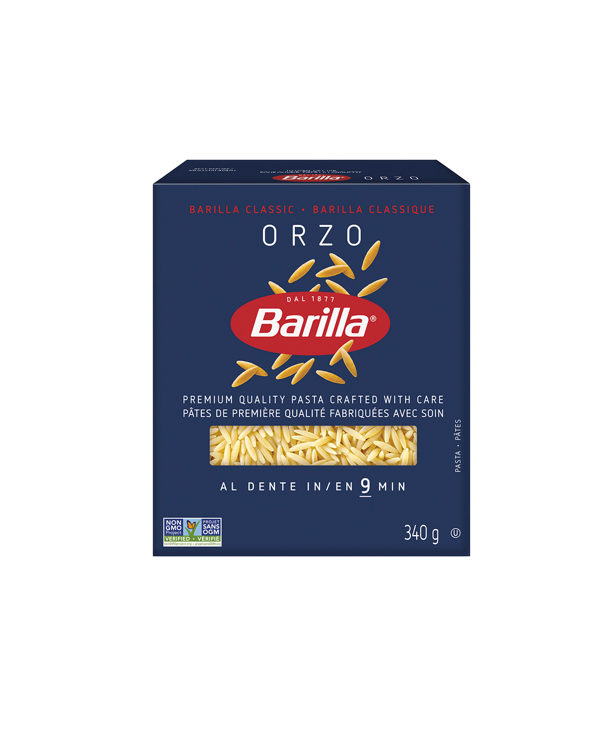 Barilla Orzo Pasta - Packshot - fr-ca