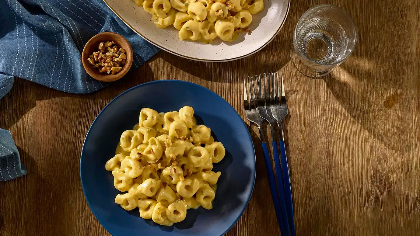 Barilla Three Cheese Tortellini Pasta Acorn Squash Sauce