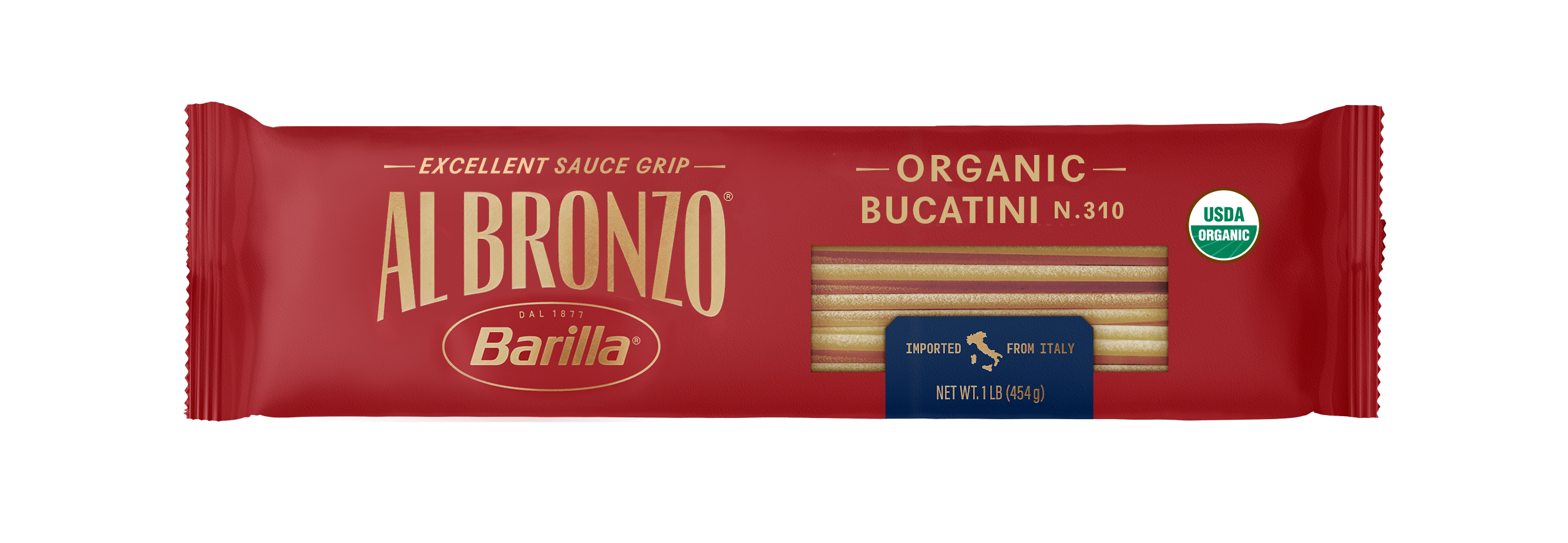 Barilla® Al Bronzo® Organic Bucatini Pasta
