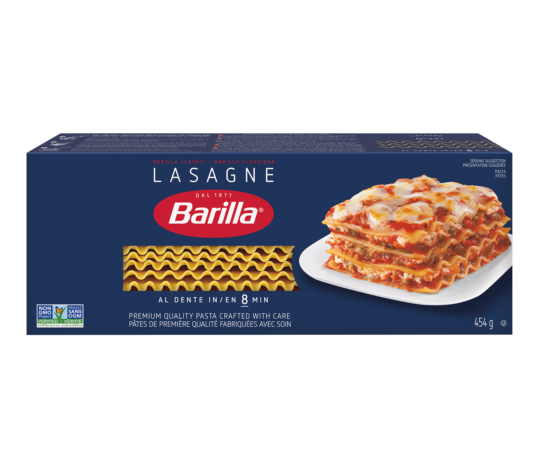 Barilla Lasagne Pasta - Packshot - en-ca