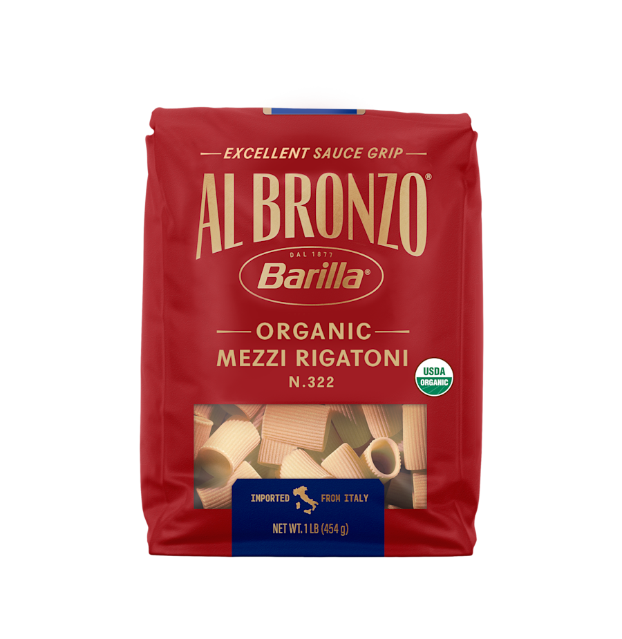 Barilla® Al Bronzo® Organic Mezzi Rigatoni Pasta