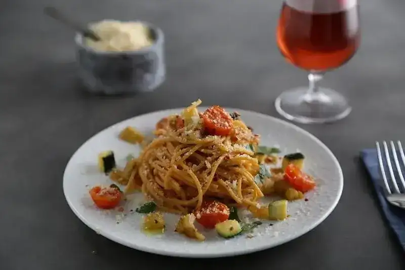 Barilla® Chickpea Spaghetti with Summer Vegetables Recipe