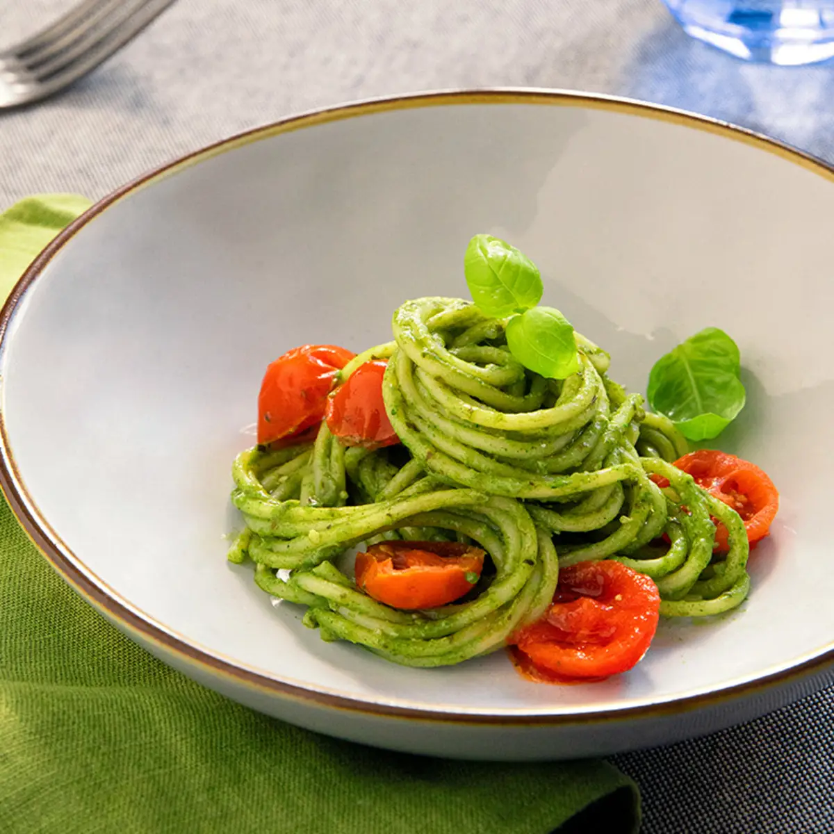 Barilla Creamy Genovese Basil Pesto Cherry Tomatoes Basil