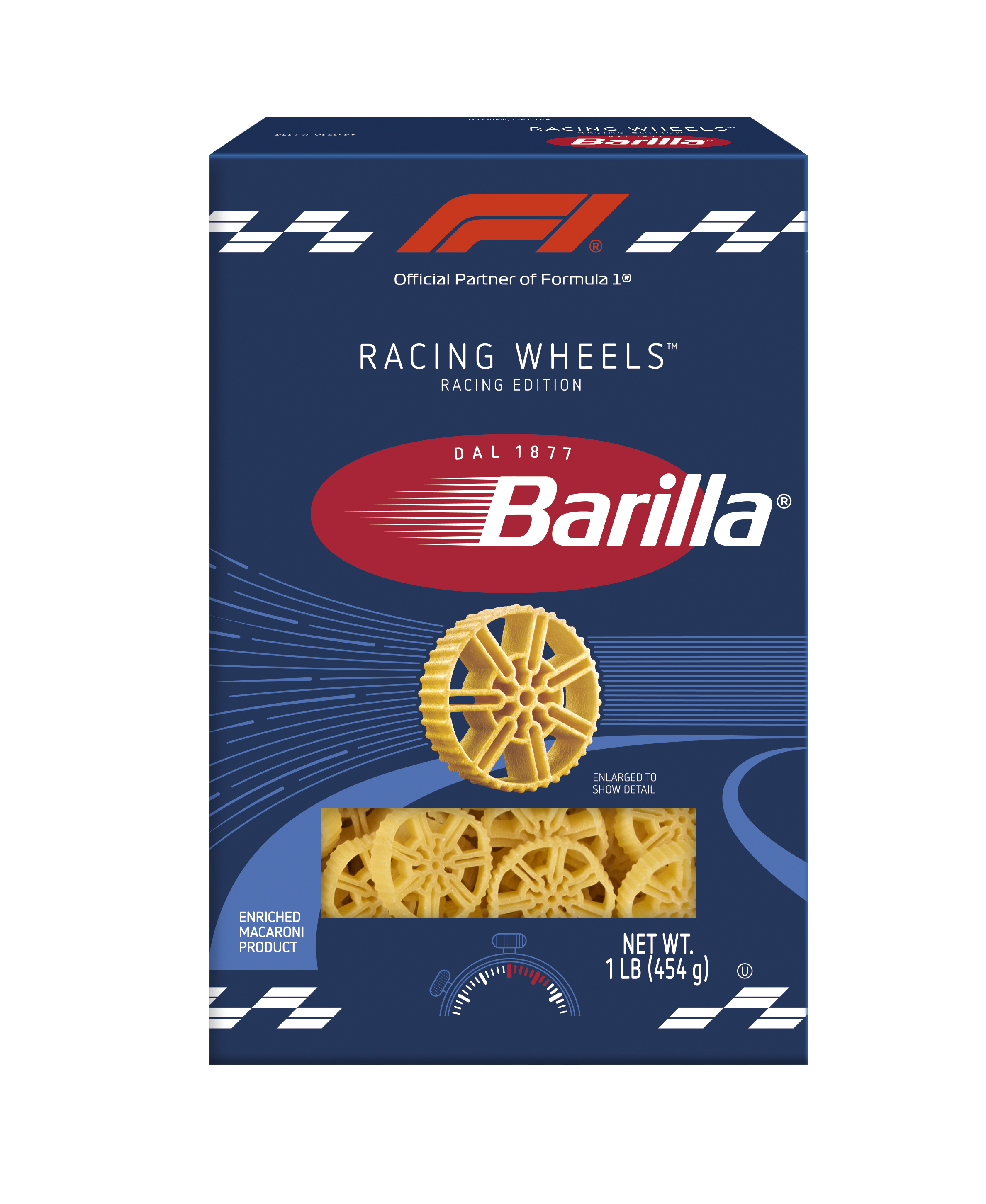 Barilla® Classic Blue Box Racing Wheels Pasta